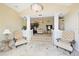 A luxurious clubhouse entrance with ample seating perfect for socializing with friends and neighbors in the community at 2500 Winding Creek Blvd # G106, Clearwater, FL 33761