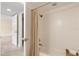 Modern bathroom with a shower-tub combo with tile surround at 2500 Winding Creek Blvd # I106, Clearwater, FL 33761