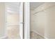 This closet boasts plenty of shelf space for optimal storage solutions and organization at 2500 Winding Creek Blvd # I106, Clearwater, FL 33761