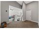Hallway view showcases the open layout and second story at 25487 Dan Brown Hill Rd, Brooksville, FL 34602