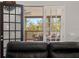 Cozy covered patio with outdoor seating, offering a relaxing view at 25487 Dan Brown Hill Rd, Brooksville, FL 34602