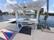 The dock features a convenient fish cleaning station with running water, making it ideal for anglers and outdoor enthusiasts at 3336 Gulfview Dr, Hernando Beach, FL 34607