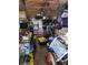 The interior of the shed showcases ample storage space, perfect for organizing tools and seasonal items at 3336 Gulfview Dr, Hernando Beach, FL 34607