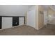 Bedroom featuring vaulted ceilings and closet space at 3363 Poinsettia Dr, Hernando Beach, FL 34607