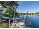 Waterfront property featuring a private wooden dock perfect for boating and enjoying serene water views at 3363 Poinsettia Dr, Hernando Beach, FL 34607