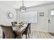 Cozy dining space featuring natural light, comfortable seating, and simple decor at 4007 S Renellie Dr, Tampa, FL 33611