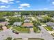 Aerial view of a well-maintained suburban community with mature trees and neatly landscaped lawns at 4646 Lacrosse Ct, New Port Richey, FL 34655