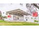 Outdoor amphitheater stage with open design and covered performance area at 4939 Floramar Ter # 203, New Port Richey, FL 34652