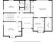 Second floor plan illustrating bedroom layout and bathrooms, with dimensions, including loft area and access to attic at 7268 Crystal Spring Run, Weeki Wachee, FL 34607