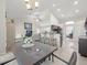 Open living area includes kitchen, dining, and living room, perfect for entertaining and Gathering gatherings at 8199 Nordica Rd, Weeki Wachee, FL 34613