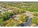 Aerial view of well-maintained tennis courts surrounded by greenery at 8401 Pavilion Dr, Hudson, FL 34667