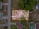 Aerial view of neighborhood and property line at 11094 Auburndale St, Spring Hill, FL 34609