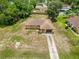 Aerial view of house and yard at 11094 Auburndale St, Spring Hill, FL 34609
