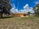 Backyard view of the home at 11094 Auburndale St, Spring Hill, FL 34609