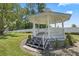 Picturesque gazebo in the community, offering a serene spot for relaxation at 12141 Spartan Way # 102, Hudson, FL 34667