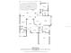 Detailed floor plan showcasing the layout of the home, including room dimensions and pool location at 14178 Pullman Dr, Spring Hill, FL 34609