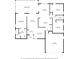 Home floor plan featuring three bedrooms, two bathrooms, garage and screened in patio at 3498 Plaza Ave, Spring Hill, FL 34608