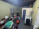 Unfinished basement space ready for customization and storage, with laundry hookups at 4027 31St N Ave, St Petersburg, FL 33713