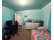 Bright bedroom featuring neutral walls, a window with curtains, and lots of room at 4027 31St N Ave, St Petersburg, FL 33713