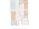 Detailed floor plan showing layout with room dimensions and pool at 5903 Cachette De Riviera Ct, New Port Richey, FL 34655