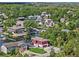 Picturesque aerial view of a waterfront community with lush greenery and canal access at 6241 Colony Cir, Weeki Wachee, FL 34607