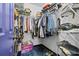 Walk-in closet with organized storage, shelves, and plenty of hanging space at 6241 Colony Cir, Weeki Wachee, FL 34607