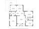 Home floor plan with dimensions of rooms and layout of the house at 6930 El Camino Paloma St, Port Richey, FL 34668