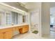Spacious Primary bathroom with and sinks at 8540 Caitlin Ct, Hudson, FL 34667