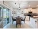 Dining area featuring pendant lighting and lots of natural light at 8855 Prairie Creek Dr, New Port Richey, FL 34655