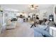 Open concept living room and kitchen, perfect for entertaining at 8855 Prairie Creek Dr, New Port Richey, FL 34655