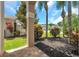 View of the front yard with beautiful landscaping at 10925 Oyster Bay Cir, New Port Richey, FL 34654