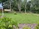 View of a spacious, well-maintained backyard with green grass at 1231 Etta Ave, Spring Hill, FL 34609