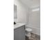 Bathroom featuring a modern vanity and shower-tub combination at 16104 Naples St, Brooksville, FL 34604