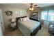 Comfortable bedroom with ceiling fan at 3128 Montague Ave, Spring Hill, FL 34608