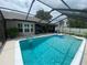 Inviting screened-in pool area perfect for relaxation and outdoor enjoyment at 3128 Montague Ave, Spring Hill, FL 34608