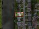 Aerial view of the property showing its location on the water at 3545 Landale Dr, Holiday, FL 34691