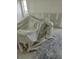 Bedroom renovation in progress; view of the floor, trim and covered objects at 4743 Jasper Dr # 107, New Port Richey, FL 34652