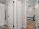 Light filled bedroom with crib and ceiling fan at 6347 Shadydale Ave, Spring Hill, FL 34609