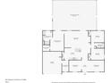 Floor plan shows a well-organized layout of the house with clearly marked room dimensions at 2781 Shady Ave, North Port, FL 34286
