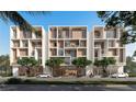 Modern building exterior with wood and white accents at 430 Kumquat Ct # 214, Sarasota, FL 34236
