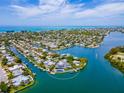 Waterfront home situated on a private lot with boat access at 535 70Th St, Holmes Beach, FL 34217