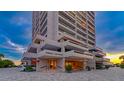 Beach Terrace building entrance with parking at 5400 Ocean Blvd # 6-4, Sarasota, FL 34242
