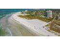 Aerial view showing building location near beach at 5400 Ocean Blvd # 6-4, Sarasota, FL 34242