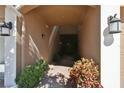 Elegant entryway with arched walkway and lush landscaping at 7330 Skybird Rd # 7330, Bradenton, FL 34209