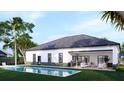 Single-story home with a pool and outdoor patio at 5148 Damariscotta Pl, Sarasota, FL 34231