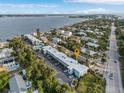 Aerial view of the property and surrounding area at 5055 N Beach Rd # 216, Englewood, FL 34223