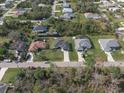 Aerial view of a residential neighborhood with various houses at 4233 Danbury Ter, North Port, FL 34286