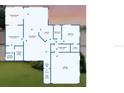 This home features a split bedroom floor plan with an enclosed patio at 9390 Gulfstream Blvd, Englewood, FL 34224
