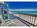 Relaxing ocean view from a beachfront deck with seating at 301 S Gulf Blvd # 20, Placida, FL 33946