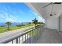 Spacious balcony overlooking waterfront park and bay at 1425 Park Beach Cir # 122, Punta Gorda, FL 33950